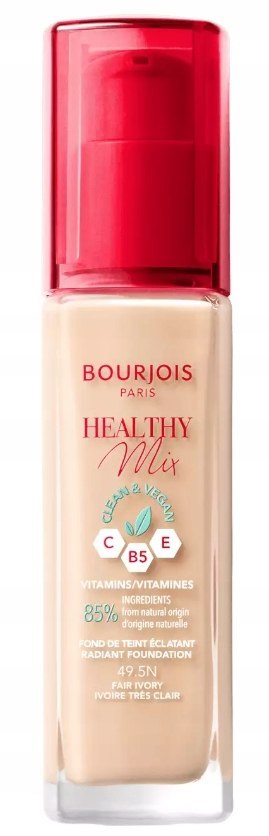 Bourjois Healthy Mix Clean Vegan 49,5N podkład 30ml Bourjois Healthy Mix Clean Vegan 49,5N podkład 30ml