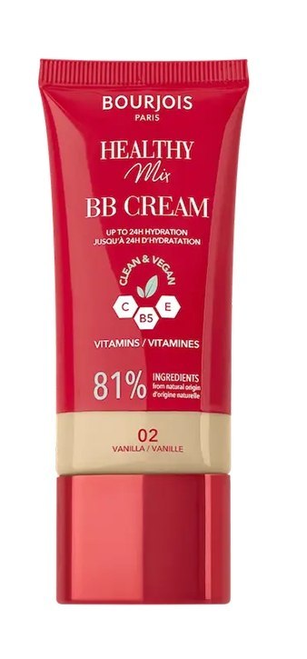 Bourjois Healthy Mix Vegan BB Cream 02 Vanilla krem 30ml Bourjois Healthy Mix Vegan BB Cream 02 Vanilla krem 30ml