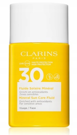 Clarins Mineral Sun Care Fluid SPF30 do opalania 30ml Clarins Mineral Sun Care Fluid SPF30 do opalania 30ml