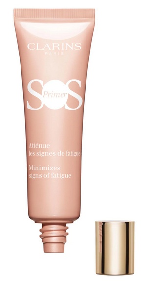 Clarins SOS Primer Minimizes signs of fatigue baza pod makijaż Pink 30ml