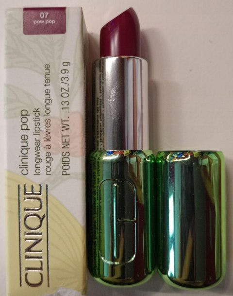 Clinique Pop Longwear Lipstick Matte 07 matowa szminka 3,9g oryginał Clinique Pop Longwear Lipstick Matte 07 matowa szminka 3,9g oryginał
