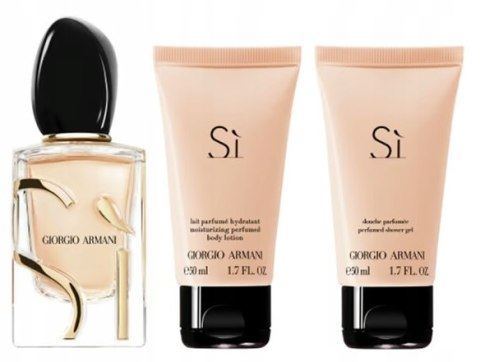Giorgio Armani Si EDP 3- częściowy zestaw damski Giorgio Armani Si EDP 3- częściowy zestaw damski