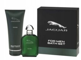 Jaguar For Men Bath Set EDT 100ml+ żel pod prysznic 200ml zestaw męski
