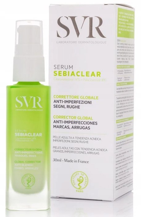 SVR Serum Sebiaclear serum na niedoskonałości 30ml oryginał SVR Serum Sebiaclear serum na niedoskonałości 30ml oryginał