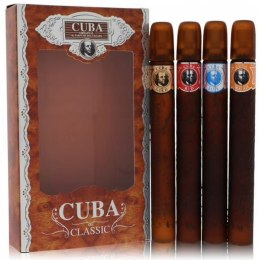Cuba Classic For Men Gold & Blue & Red & Orange EDT 4x35ml zestaw męski