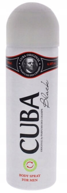 Cuba Original Cuba Black dezodorant spray M 200ml