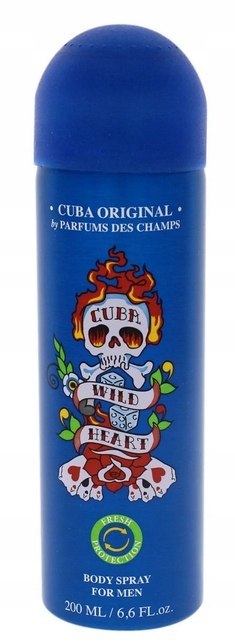 Cuba Original Wild Heart dezodorant spray M 200ml