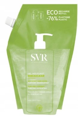 SVR Sebiaclear Gel Moussant żel do mycia twarzy 400ml REFILL