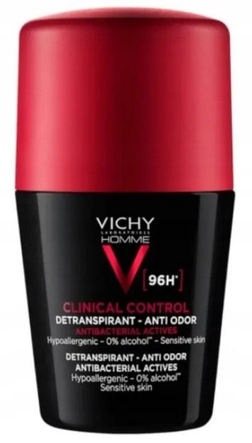 Vichy Homme Clinical Control 96H roll-on antyperspirant w kulce M 50ml
