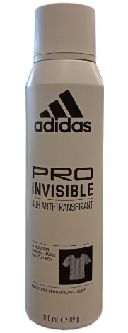 Adidas Pro Invisible 48H Anti-perspirant w sprayu W 150ml Adidas Pro Invisible 48H Anti-perspirant w sprayu W 150ml