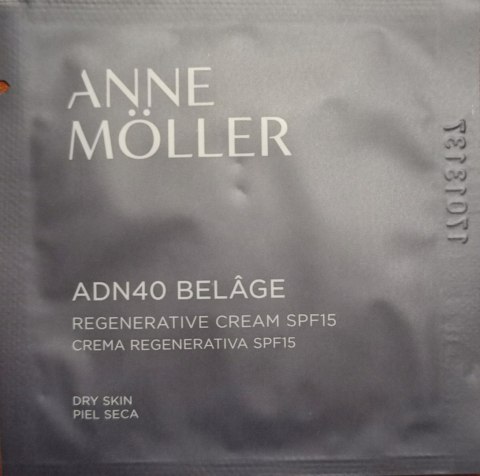 Anne Moller ADN40 Belage Regenerative Cream SPF15 krem dzień sucha 2ml Anne Moller ADN40 Belage Regenerative Cream SPF15 krem dzień sucha 2ml