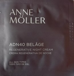 Anne Moller ADN40 Belage Regenerative Night Cream krem na noc 45+ 2ml