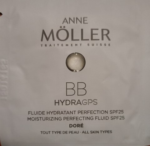 Anne Moller HydraGPS BB Moisturizing Perfecting Fluid SPF25 fluid Dore 2ml Anne Moller HydraGPS BB Moisturizing Perfecting Fluid SPF25 fluid Dore 2ml