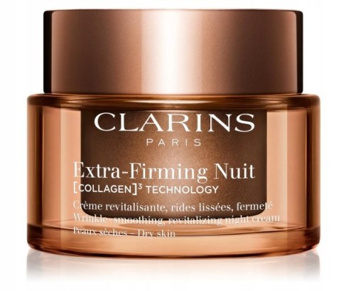 Clarins Extra-Firming Nuit Collagen krem na noc liftingujący sucha 50ml Clarins Extra-Firming Nuit Collagen krem na noc liftingujący sucha 50ml