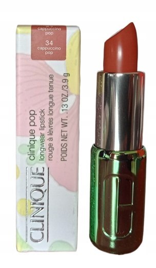 Clinique Pop Longwear Lipstick Satin 34 szminka 3,9g oryginał Clinique Pop Longwear Lipstick Satin 34 szminka 3,9g oryginał