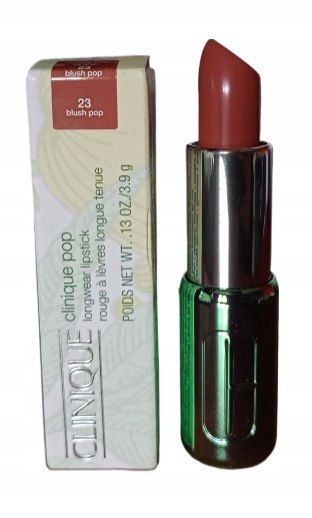 Clinique Pop Longwear Lipstick Shine 23 błyszcząca szminka 3,9g oryginał Clinique Pop Longwear Lipstick Shine 23 błyszcząca szminka 3,9g oryginał