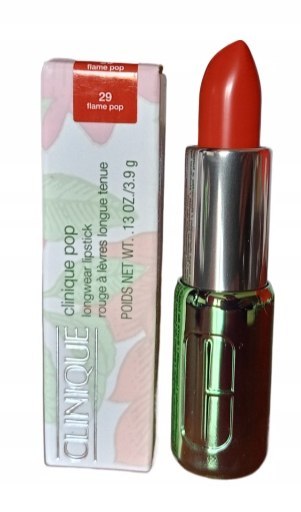 Clinique Pop Longwear Lipstick Shine 29 błyszcząca szminka 3,9g oryginał Clinique Pop Longwear Lipstick Shine 29 błyszcząca szminka 3,9g oryginał