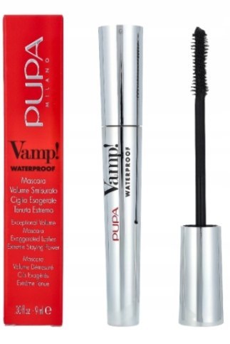 Pupa Vamp! Waterproof 001 tusz do rzęs nadający objętość 9ml oryginał Pupa Vamp! Waterproof 001 tusz do rzęs nadający objętość 9ml oryginał