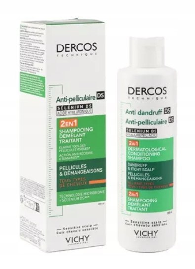 Vichy Dercos 2w1 szampon przeciwłupieżowy z odżywką 200ml