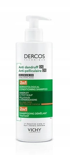 Vichy Dercos 2w1 szampon przeciwłupieżowy z odżywką 390ml Vichy Dercos 2w1 szampon przeciwłupieżowy z odżywką 390ml