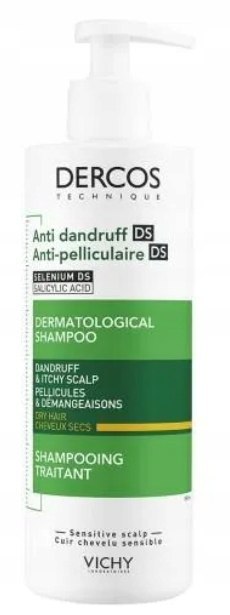 Vichy Dercos szampon przeciwłupieżowy do włosów suchych 390ml