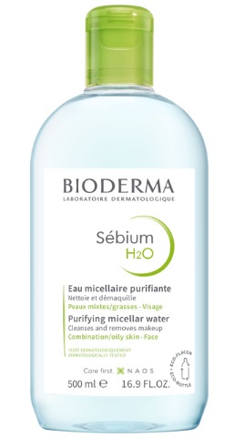 Bioderma Sebium H2O Purifying woda micelarna skóra sucha tłusta 500ml