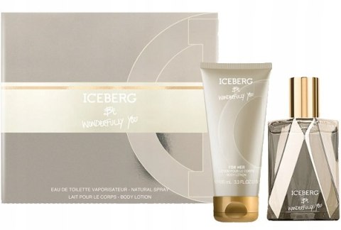 Iceberg Be Wonderfully You EDT 100ml + body lotion 100ml zestaw damski Iceberg Be Wonderfully You EDT 100ml + body lotion 100ml zestaw damski