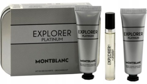 Mont Blanc Explorer Platinum EDP 7,5ml+ żel i krem do twarzy 30ml zestaw M Mont Blanc Explorer Platinum EDP 7,5ml+ żel i krem do twarzy 30ml zestaw M