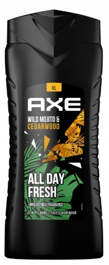 AXE Wild Green Mojito&Cedarwood 3w1 żel pod prysznic M 400ml