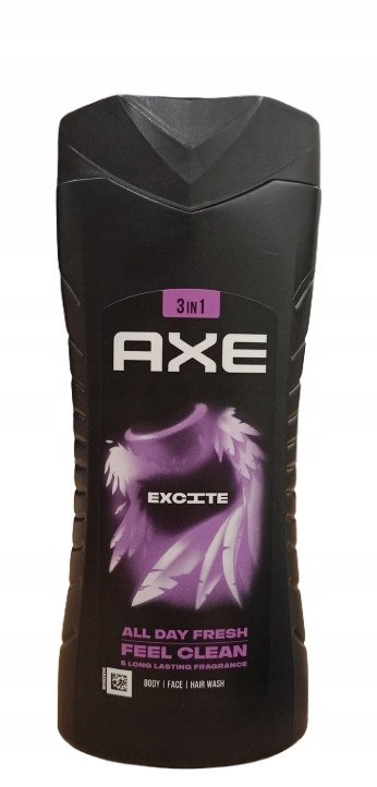 Axe Excite 3w1 żel pod prysznic 400ml Axe Excite 3w1 żel pod prysznic 400ml