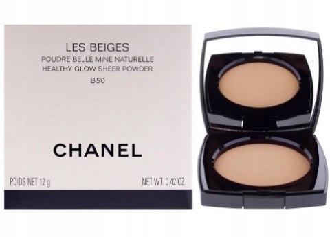 Chanel Les Beiges Healthy Glow Sheer B50 puder 12g oryginał Chanel Les Beiges Healthy Glow Sheer B50 puder 12g oryginał