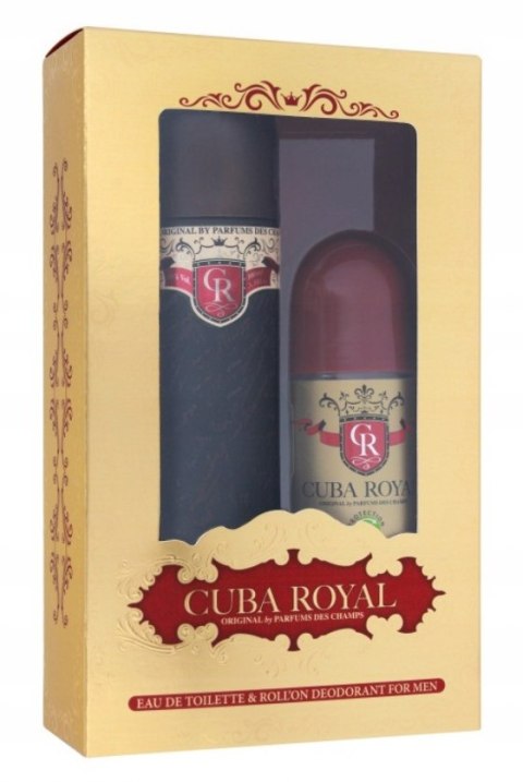 Cuba Royal EDT 100ml + dezodorant roll-on 50ml zestaw M