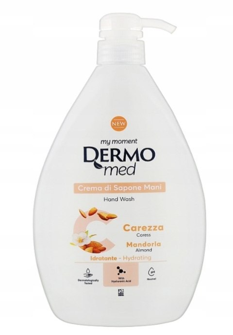 Dermomed Hand Wash Migdał mydło w płynie z pompką 1L Dermomed Hand Wash Migdał mydło w płynie z pompką 1L
