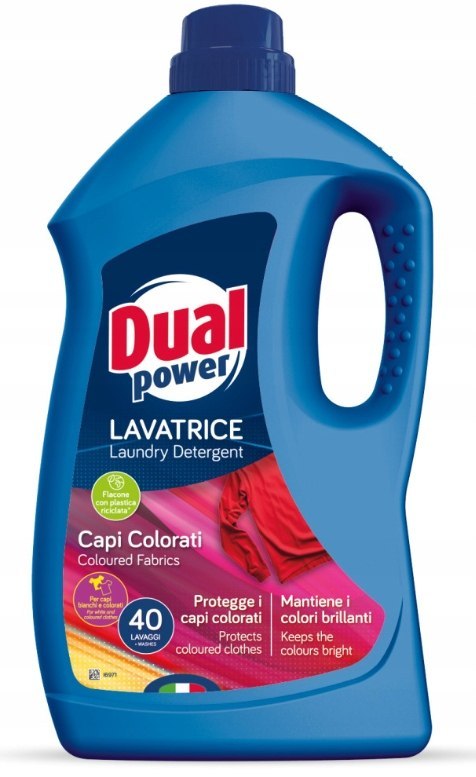 Dual Power Laundry Detergent płyn do prania tkanin kolorowych 2L