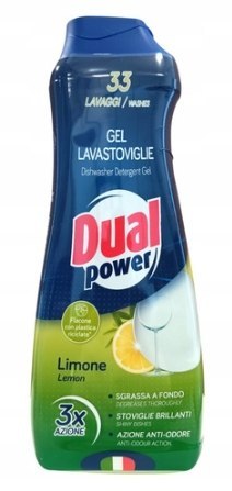 Dual Power Lemon żel do zmywarek 660ml