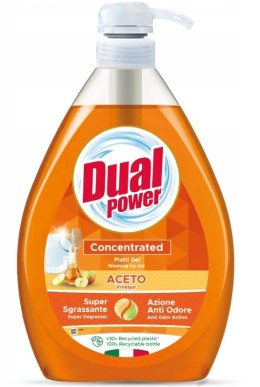 Dual Power Vinegar koncentrat żel do mycia naczyń z pompką 1L
