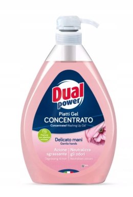 Dual Power delikatne dłonie koncentrat żel do mycia naczyń z pompką 1L