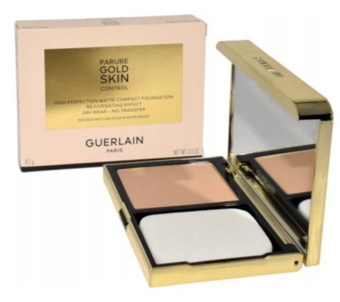 Guerlain Parure Gold Skin Control 3N Neutral podkład kompakt 8,7g oryginał Guerlain Parure Gold Skin Control 3N Neutral podkład kompakt 8,7g oryginał