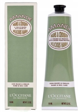 L'Occitane Amande Hand&Nail Care krem do rąk i paznokci 150ml oryginał
