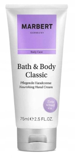Marbert Bath & Body Classic Hand Cream krem do rąk 75ml