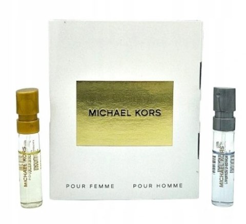 Michael Kors Pour Femme, Homme zestaw próbek EDP W+M 2x1,5ml Michael Kors Pour Femme, Homme zestaw próbek EDP W+M 2x1,5ml
