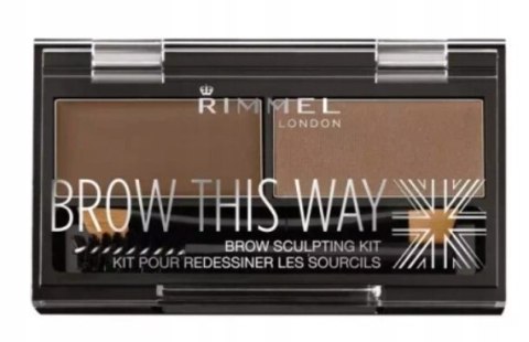 Rimmel Brow This Way 002 Medium Brown paletka do brwi