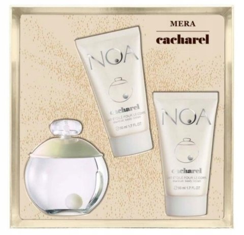 Cacharel Noa EDT 100ml + 2 x Body Lotion 50ml zestaw damski set