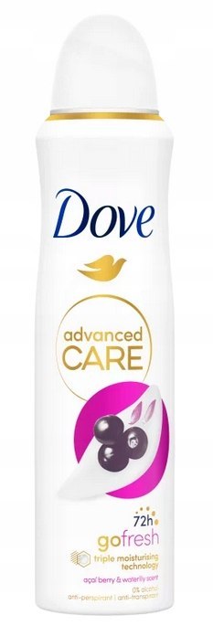 Dove Advanced Care Acai Berry 72H antyperspirant w sprayu W 150ml
