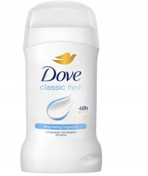 Dove Classic Fresh 48h antyperspirant w sztyfcie W 50ml