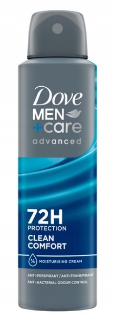 Dove Men+Care Advanced Clean Comfort 72H antyperspirant w sprayu M 150ml