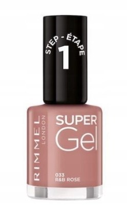 Rimmel Super Gel 033 R&B Rose żelowy lakier do paznokci 12ml
