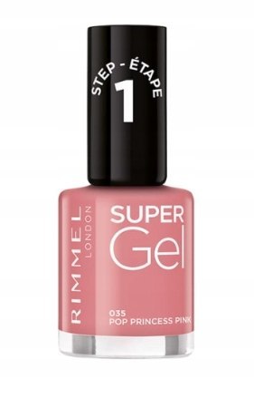 Rimmel Super Gel 035 Pop Princess Pink żelowy lakier do paznokci 12ml