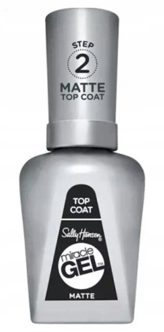 Sally Hansen Miracle Gel Top Coat Matte matowy do paznokci 14,7ml