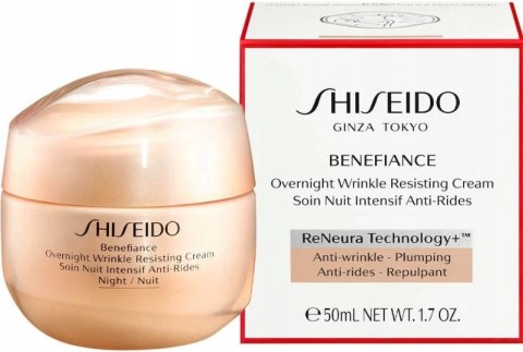 Shiseido Benefiance Overnight Wrinkle Resisting krem na noc 50ml oryginał
